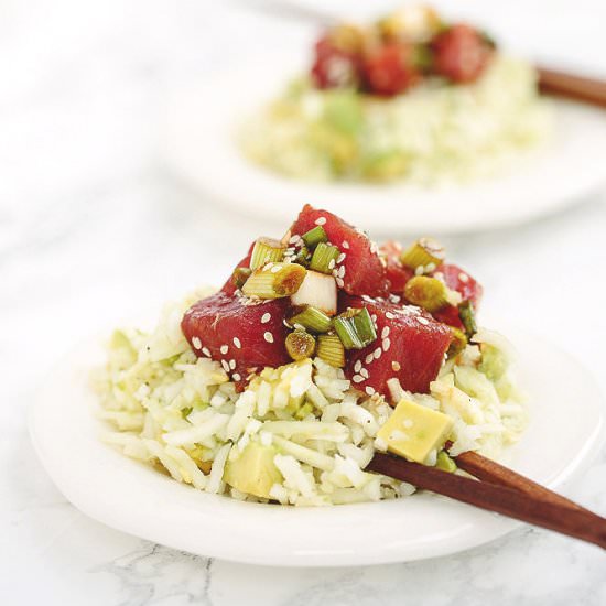 Poke Bowls - Recipe photo by Inspiralized