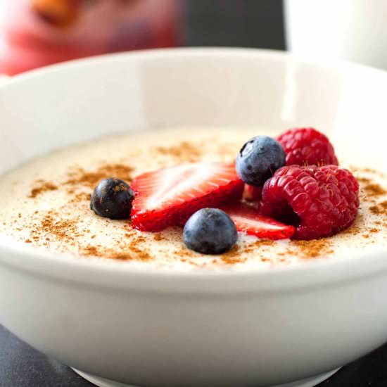 Berry Cinnamon Cream of Wheat - Recipe photo by strawmarysmith