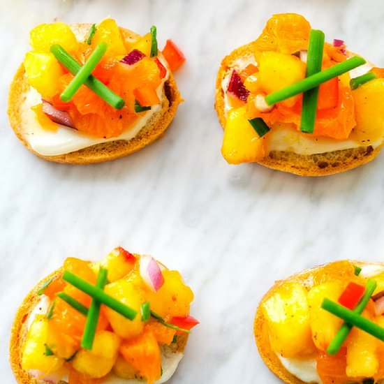 Goat Cheese Crostini - Recipe photo by wendypolisi