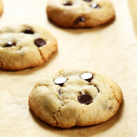 Thick, Chewy Chocolate Chip Cookies - Recipe photo by gfshoestring