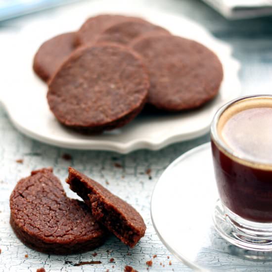 Chocolate and coffee vegan biscuits - Recipe photo by Eva Toneva