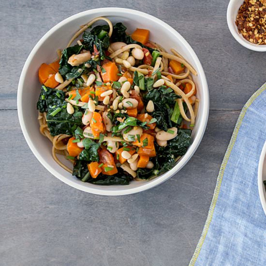 Carrot and Tomato Linguine - Recipe photo by purplecarrot