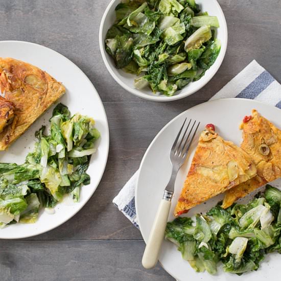 Spanish Potato-Pepper Tortilla - Recipe photo by purplecarrot