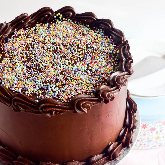 Chocolate Fudge Frosted Marble Cake - Recipe photo by Cakes By Chichi