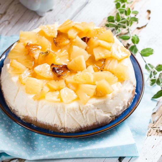 Pineapple Cheesecake - Recipe photo by every cake you bake