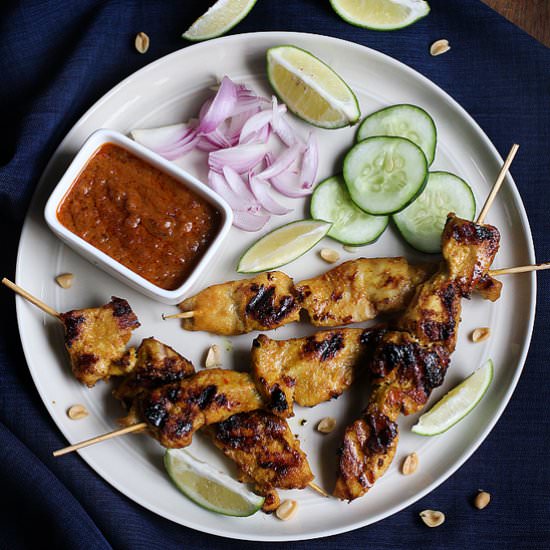 Singapore Chicken Satay - Recipe photo by peachkins
