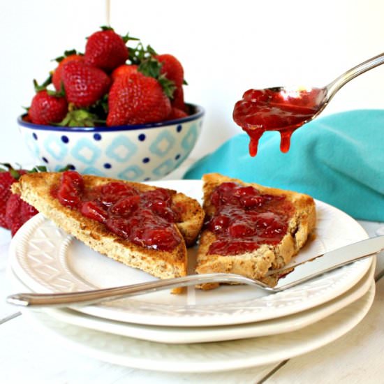 Strawberry Jam - Recipe photo by BeyondtheCoop