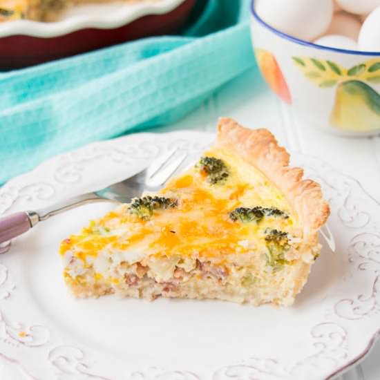 Easy Homemade Quiche - Recipe photo by littlesweetbaker