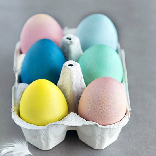 How to Dye Easter Eggs Naturally - Recipe photo by as easy as apple pie