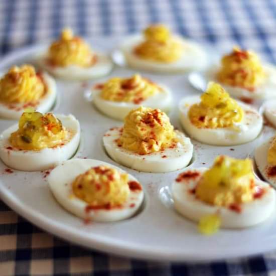 Classic Deviled Eggs - Recipe photo by CosmopolitanCornbread