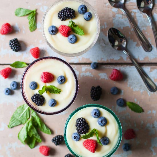 Old Fashioned Cornstarch Custard - Recipe photo by ayokitchen