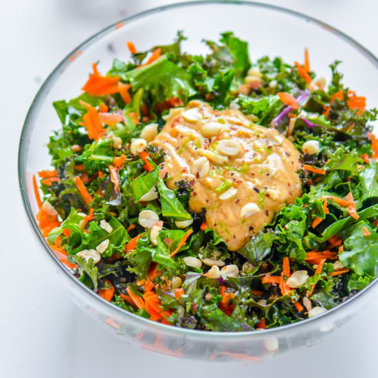 Kale and Carrots Salad - Recipe photo by ChefDeHome