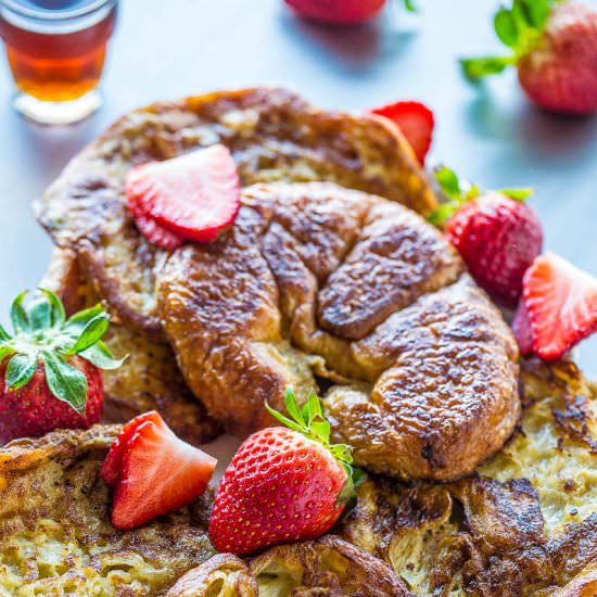 Croissant French Toast - Recipe photo by Averie