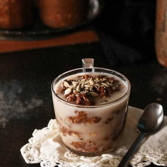 Chocolate Peanut Butter Oats - Recipe photo by caraschrock