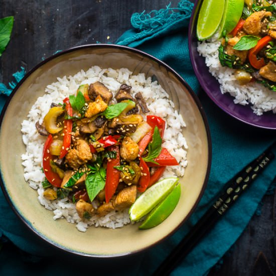 Paleo Coriander Chicken Stir Fry - Recipe photo by foodfaithfitness