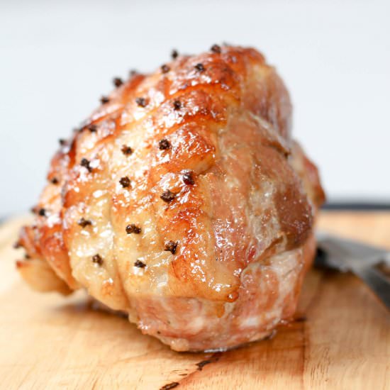 Baked Fresh Boneless Ham - Recipe photo by Diverse Dinners