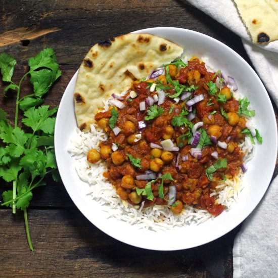 Spicy Channa Masala (VG, V, GF) - Recipe photo by susanstable