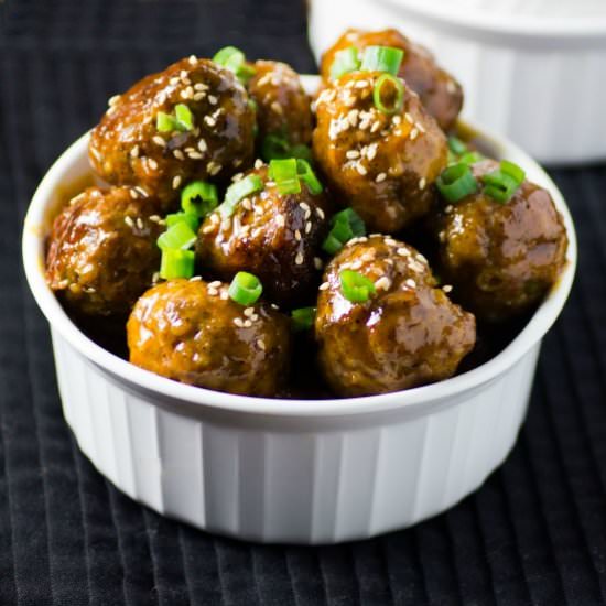 Quick Easy Asian Meatballs - Recipe photo by noshingwiththenolands
