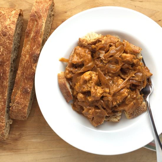 Chicken Paprikash - Recipe photo by thebrookcook.wordpress.com