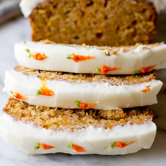 Cute Carrot Cake Loaf - Recipe photo by TheGourmetGourmand