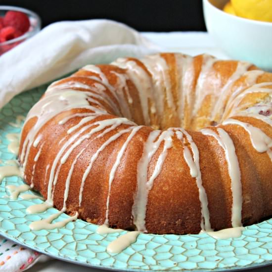 Lemon Raspberry Bundt Cake - Recipe photo by the_secret_ingredient_is