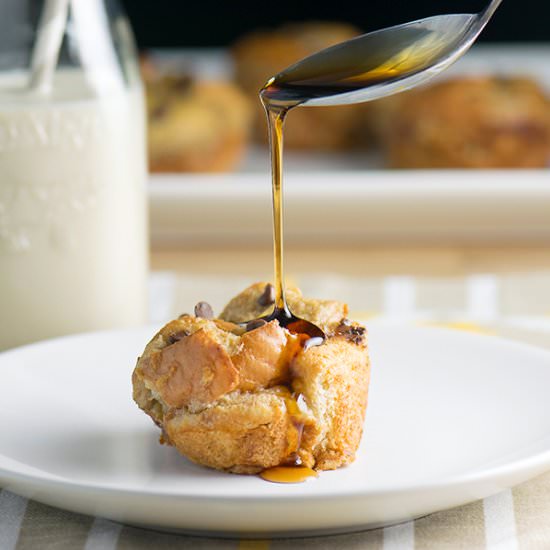 Chocolate Banana French Toast Muffins - Recipe photo by NiftyMom