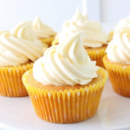 Lemon Cupcakes {gluten free} - Recipe photo by Thoroughly Nourished Life