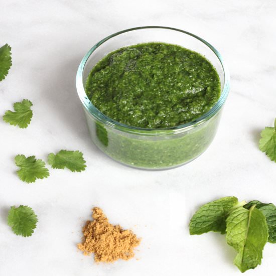 Mint Chutney - Recipe photo by wecanmakeanything