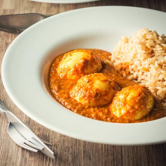 Egg Curry - Recipe photo by Brian Jones