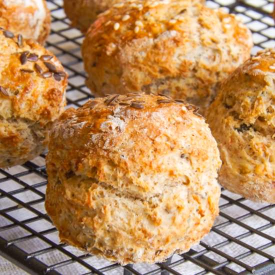 Brown Scone with Seeds - Recipe photo by BakingSecrets