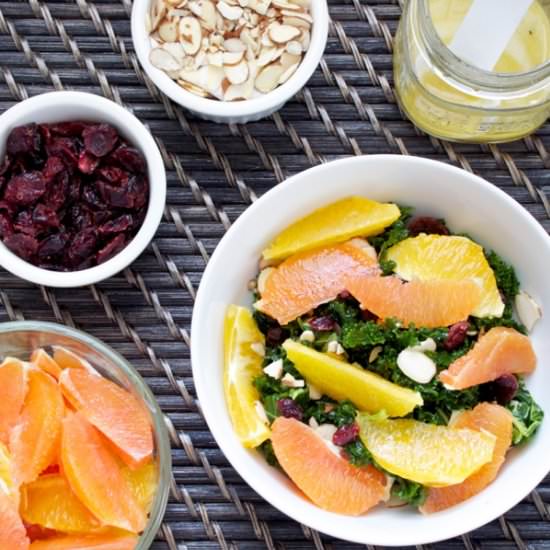 Citrus Kale Salad - Recipe photo by betondinner