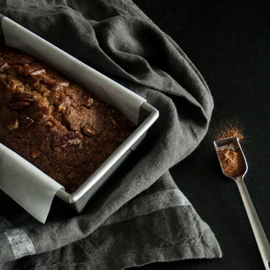 Pumpkin Pecan Bread - Recipe photo by IMPROVkitchen