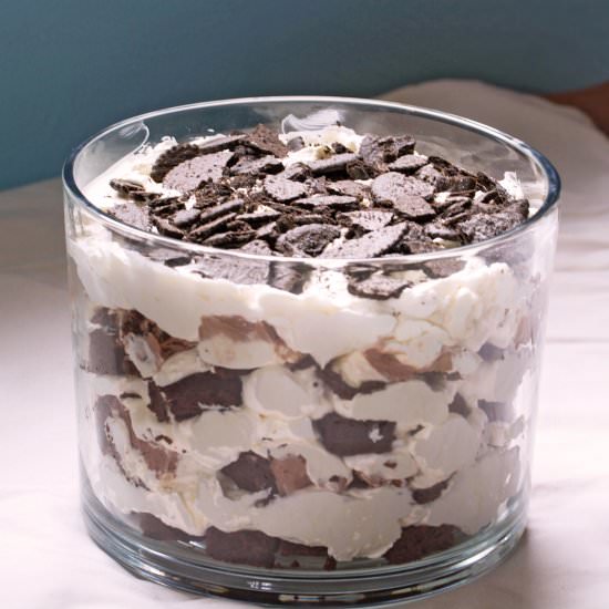 Chocolate Cream Pie Brownie Trifle - Recipe photo by TheKitchenWhisperer