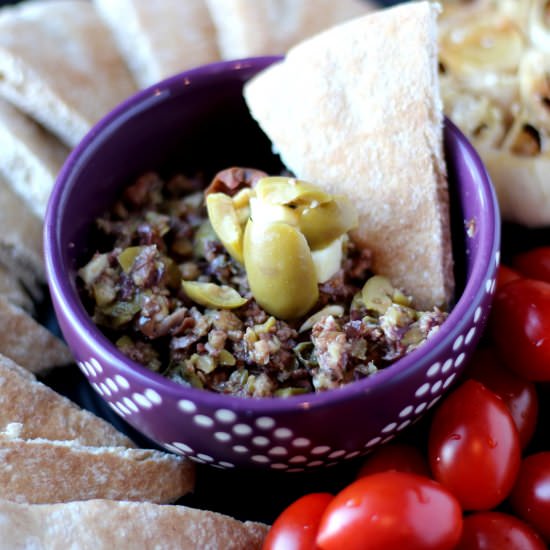 Olive Tapenade - Recipe photo by thewoodenskillet