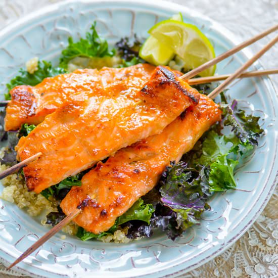 Miso Ginger Salmon with Kale - Recipe photo by ChefDeHome