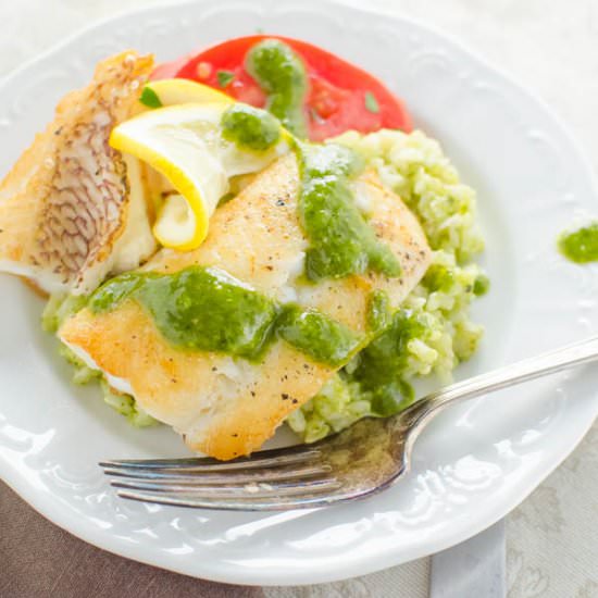 Hogfish Adriatic - Recipe photo by garlic and zest