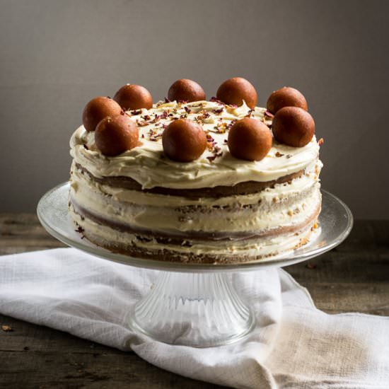 Gulab Jamun Cake - Recipe photo by whitbitskitchen