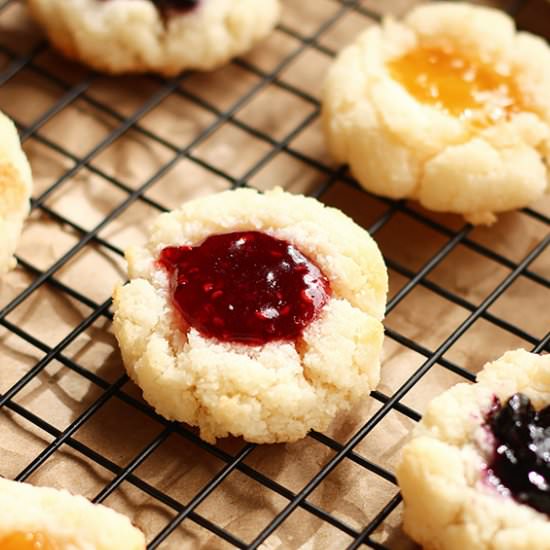 Coconut Macaroon Bird's Nests - Recipe photo by ilovevegan