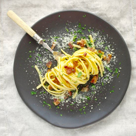 Spaghetti alla Carbonara - Recipe photo by marilenaskitchen