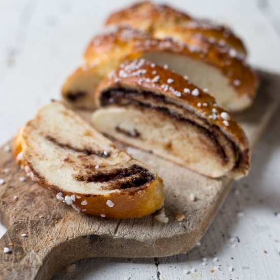 Chocolate Braided Bun Bread - Recipe photo by DeniseRenee