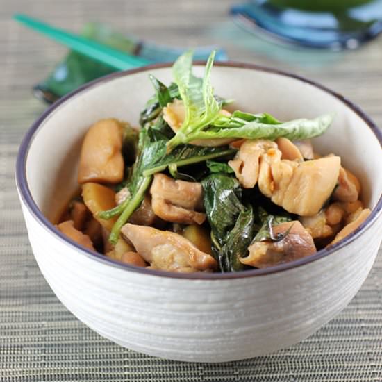 Three-Cup Chicken - Recipe photo by Food Gal