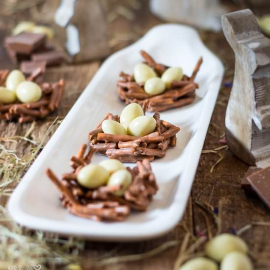 Chocolate Easter Egg Nests - Recipe photo by Ina Isst
