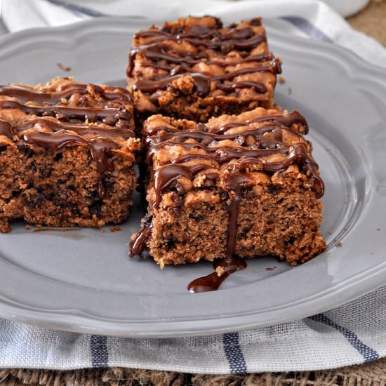 sesame butter chocolate chip cake - Recipe photo by kouzinista