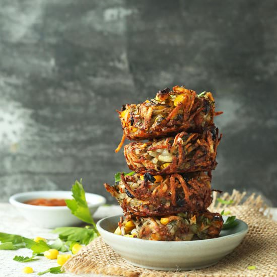 Crispy Hash Brown Haysticks - Recipe photo by minimalist baker