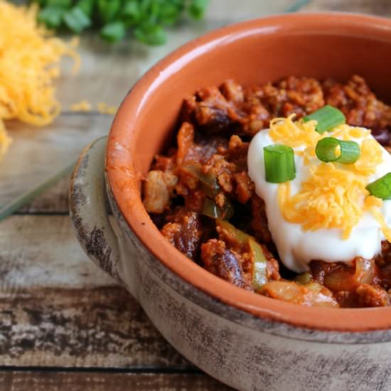 Chicken Chili - Recipe photo by momsandmunchkins