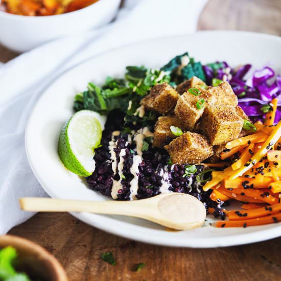 Forbidden Rice Buddha Bowl - Recipe photo by Natural Girl Modern World