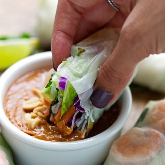 Fresh Vietnamese Spring Rolls - Recipe photo by littlespicejar