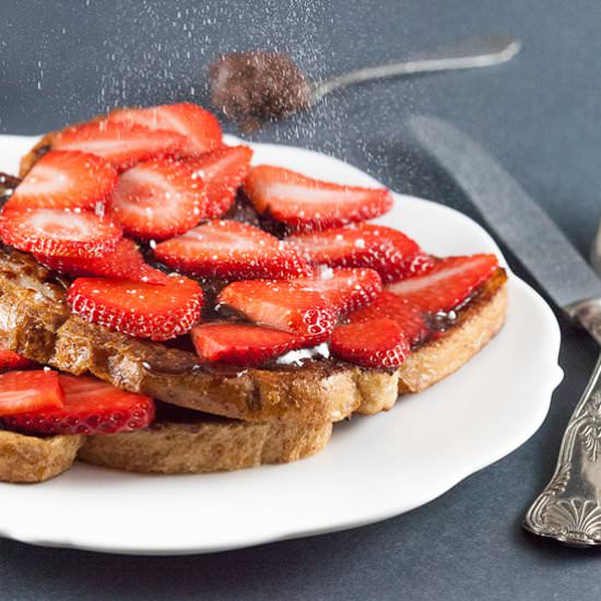 French Toast with Homemade Nutella - Recipe photo by ohmydish