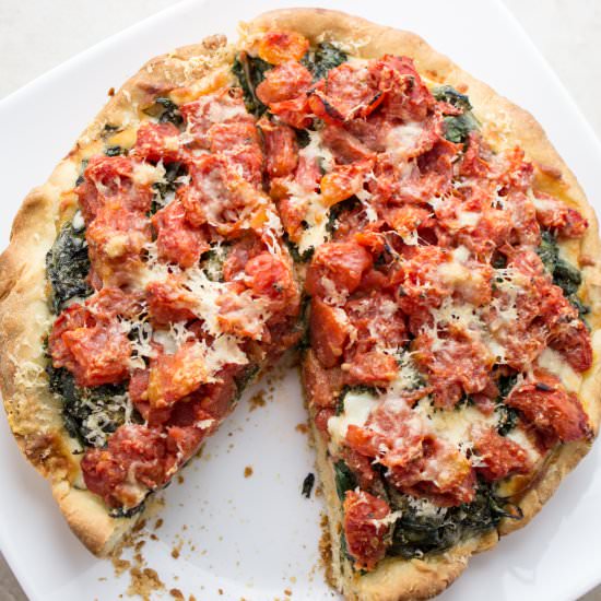 Chicago Deep Dish Pizza - Recipe photo by savorytooth