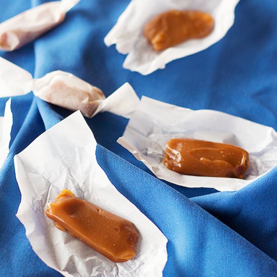 Soft and Chewy Caramels - Recipe photo by unicorns in the kitchen